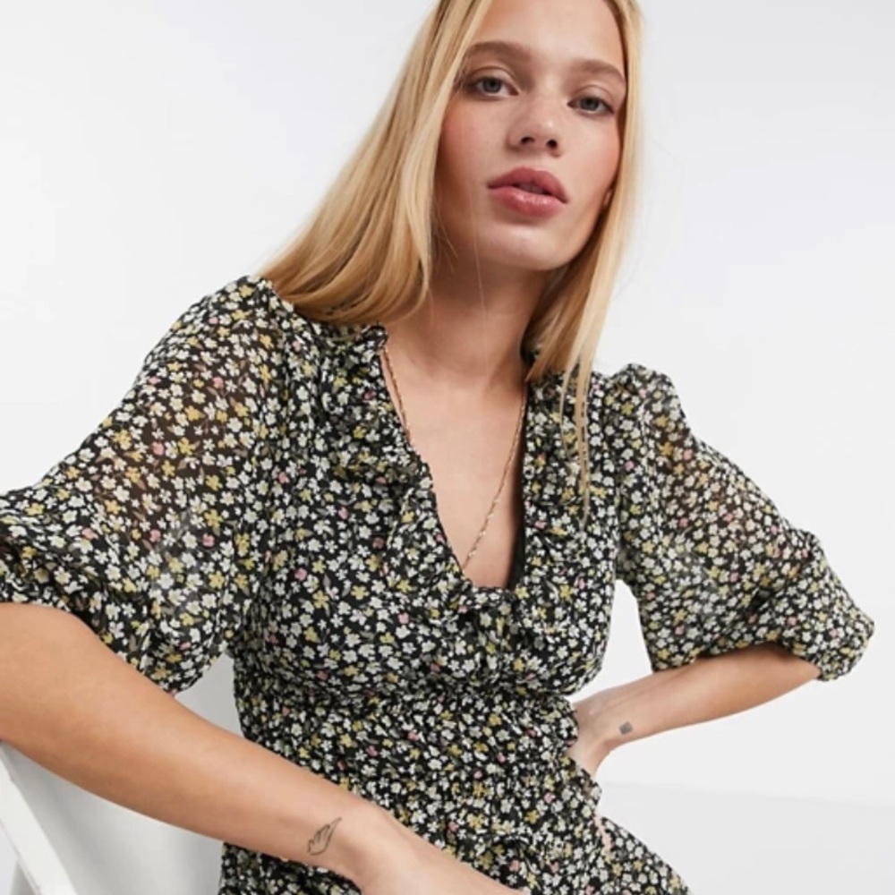 ASOS Button Front Maxi Dress